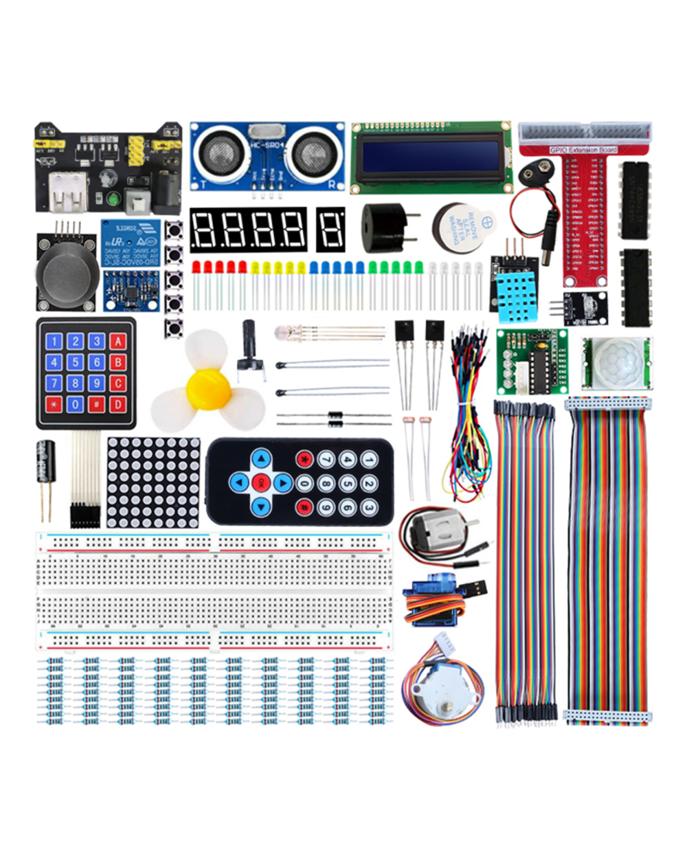 Zhiyitech Starter Kit For For Raspberry Pi Sensor Kit Learning Programming Stem Project Expansion Board Programs Circui front-0