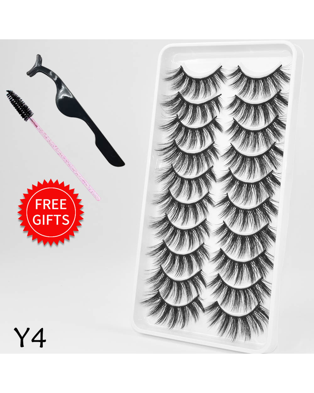 5/10Pairs Natural Eyelashes front-2