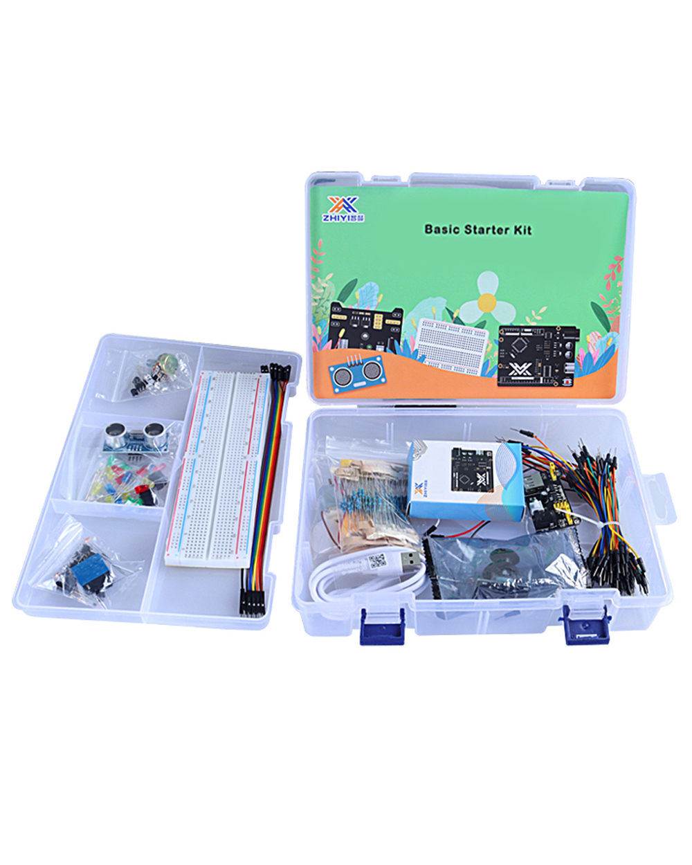 Zhiyitech Diy Electronic Programming Student Starter Sensor Kit For Arduino Project Circuit Board front-3