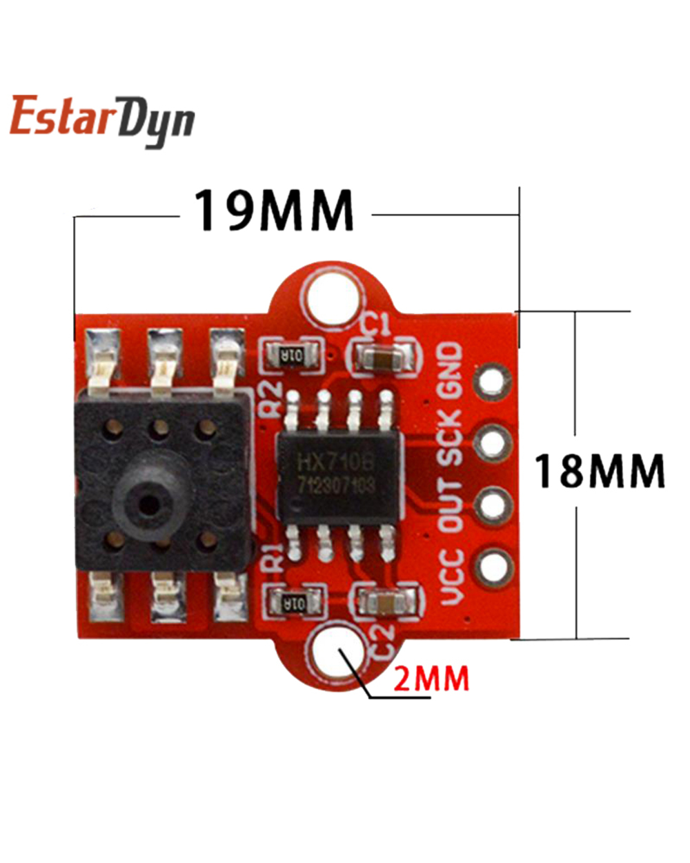 3.3-5V Digital Barometric Pressure Sensor Module Liquid Water Level Controller Board 0-40Kpa Connect 2.5Mm Soft Tube Fo front-2