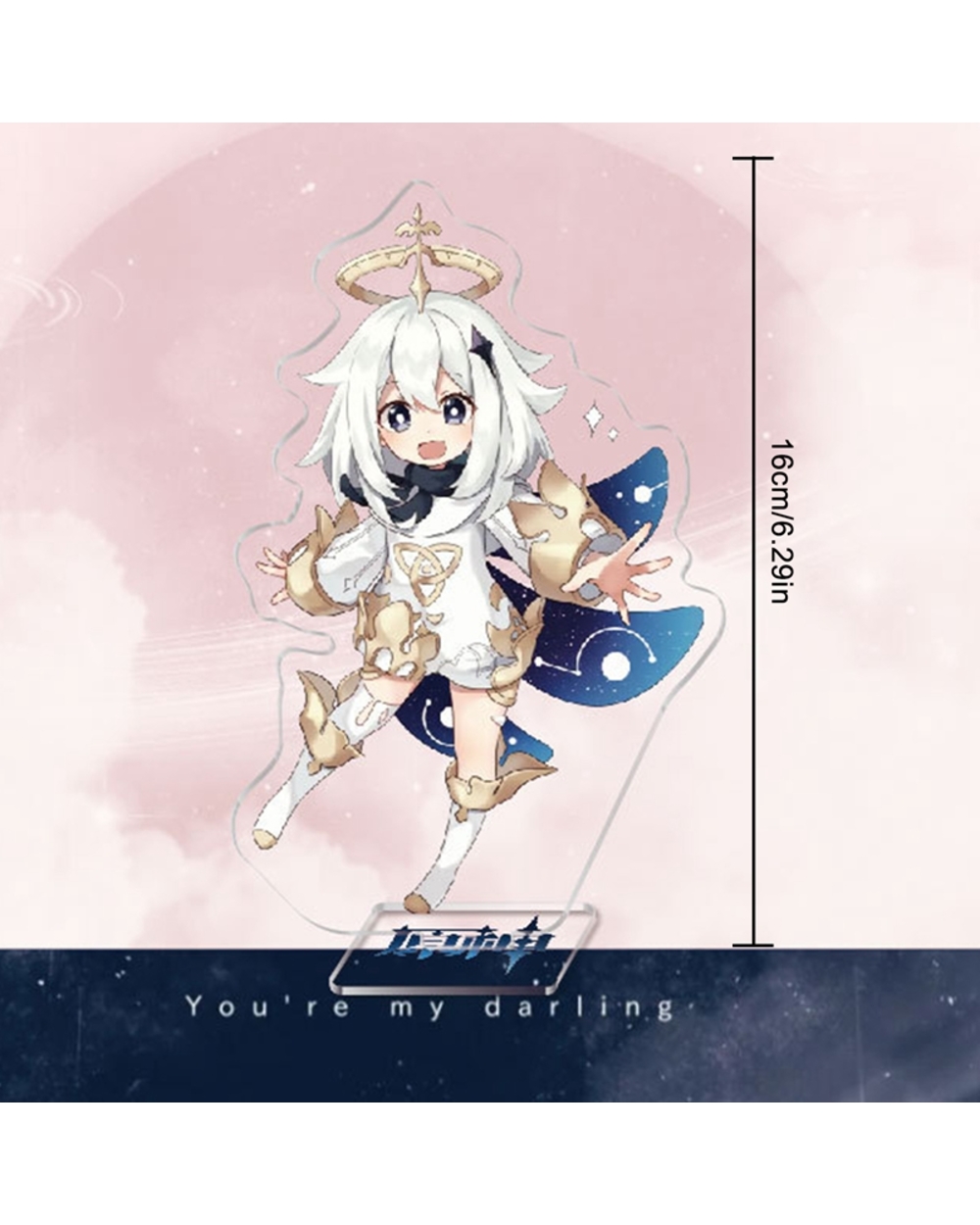Anime Genshin Impact Figure Acrylic Stand 16Cm Double Side Character Model Plate Desk Decor Standing For Friend Station front-5
