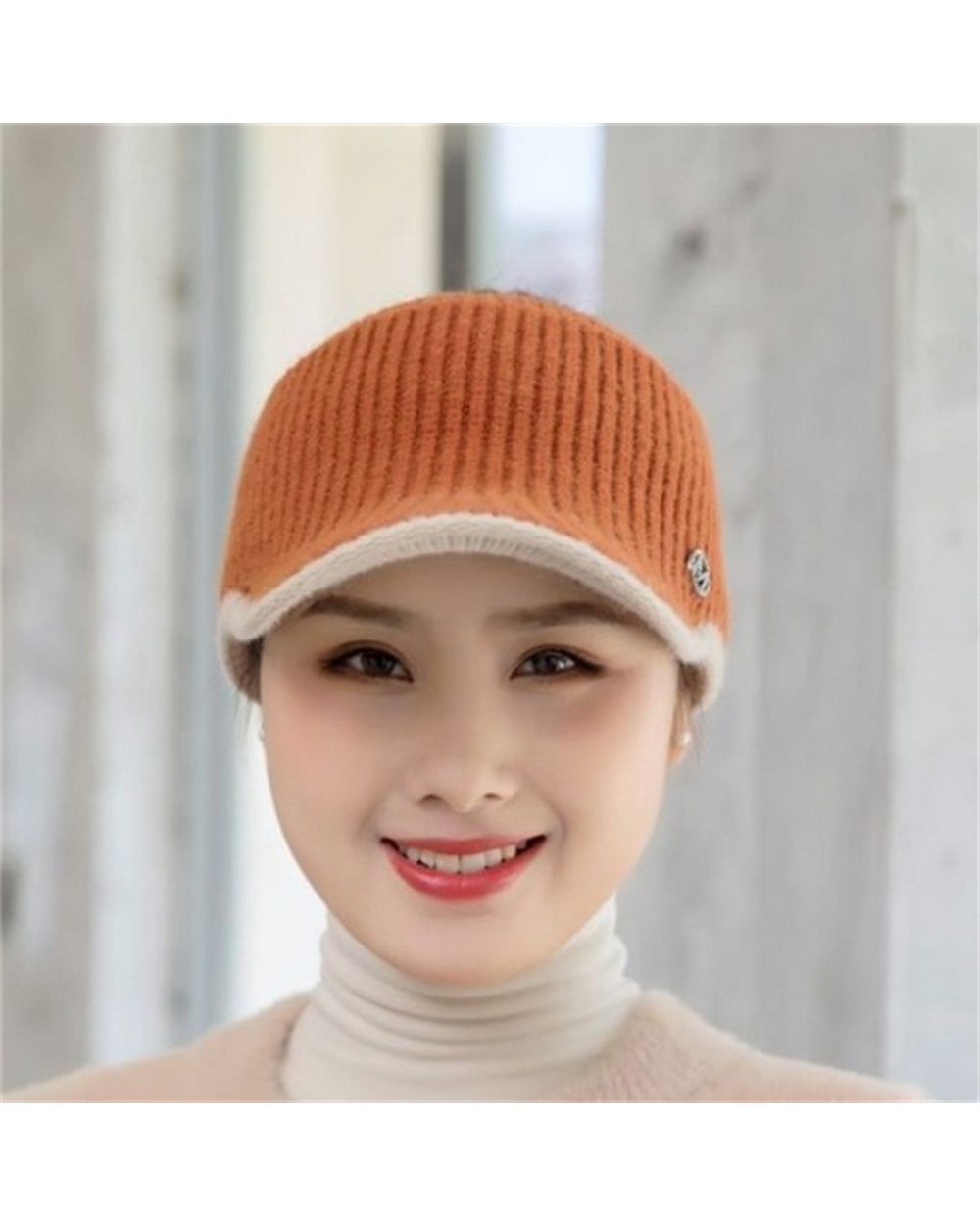 2021 Hats For Women Autumn Winter Sports Empty Top Caps Female Knitted Warm Baseball Cap Fashion Running Golf Sun Hat front-1