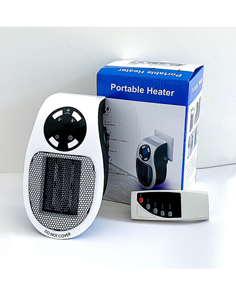 Portable Electric Heater Plug In Wall Heater Room Heating Stove Mini Household Radiator Remote Warmer Machine For Winte front-4
