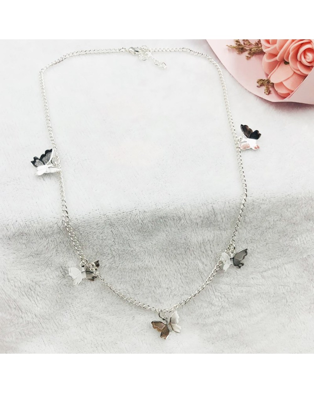 Butterfly Choker Necklace For Women front-5
