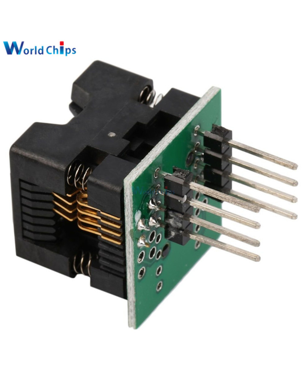 Soic8 Sop8 To Dip8 Ic Socket Wide-Body Seat Wide 150Mil 200Mil Programmer Adapter Socket Blue/Green Smart Electronics front-4