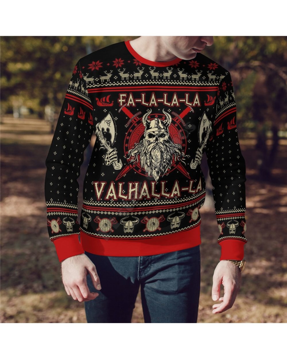 Viking Tattoo 3D Printed Hoodies zipper hoodie women For men front-4