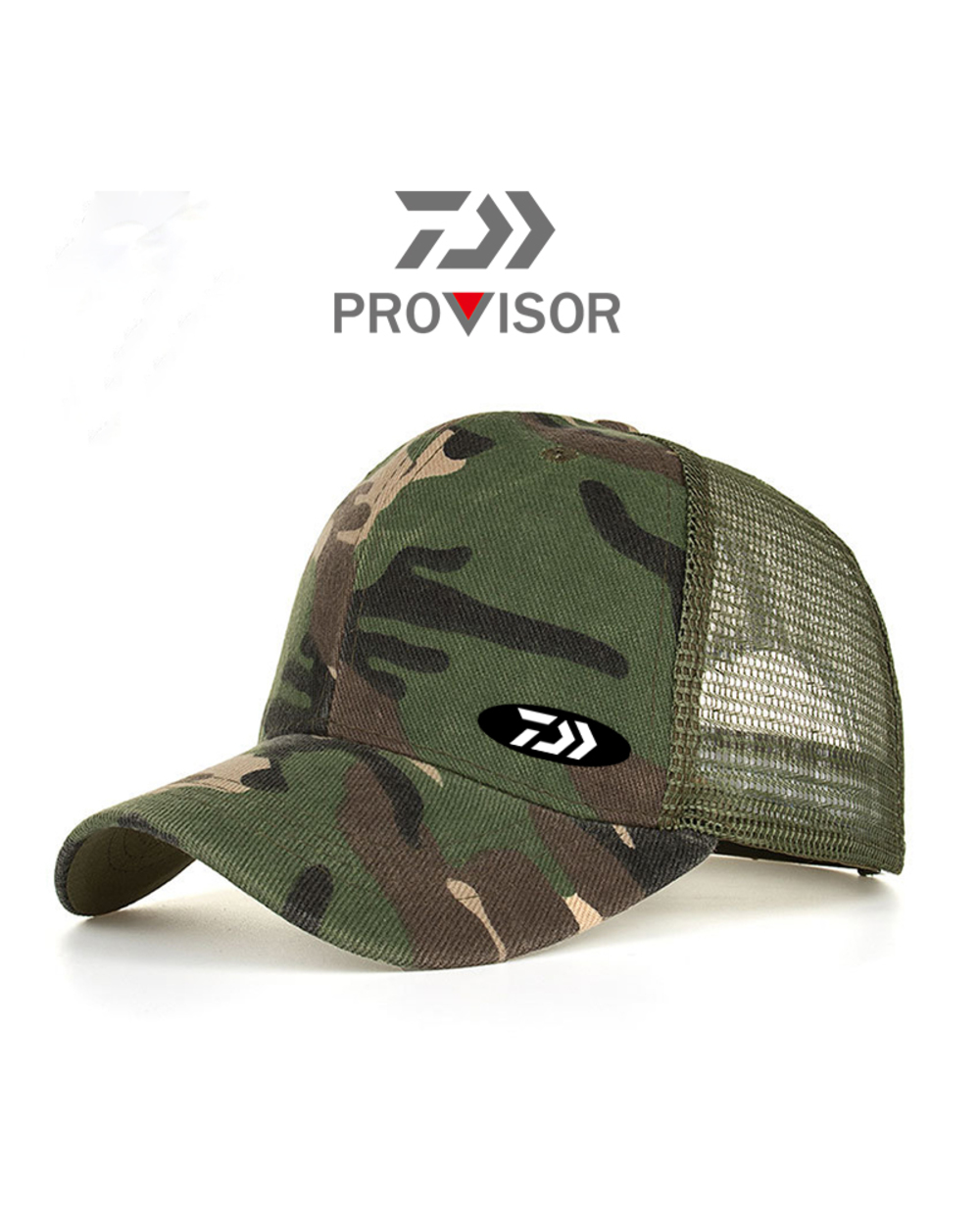 2020 Daiwa Fishing Sun Hat Summer Men Sunscreen Camouflage Adjustable Cap Baseball Fishing Cap Outdoors Mountaineering front-0