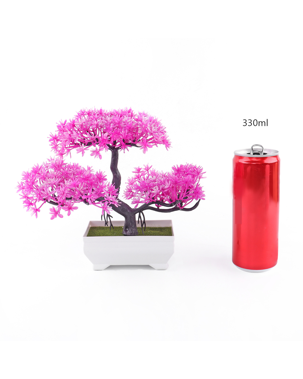 Artificial Plants Bonsai Small Greenpine Pot Plants Simulation Tree Decor Fake Flowers Potted Ornt Home Garden El Decor front-5