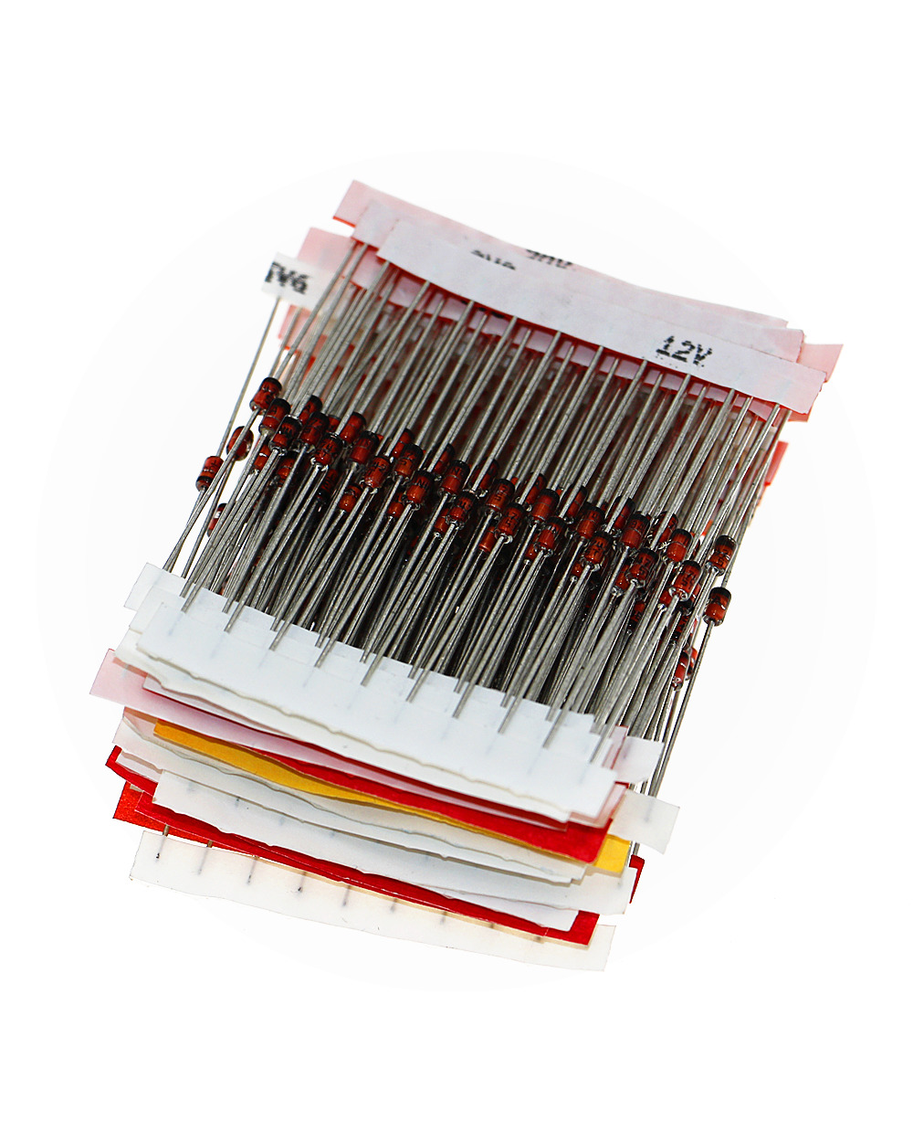 1W Zener Diode Assorted Kit (3V 3.3V 3.6V 5.1V 5.6V 7.5V 10V 12V 13V 15V 16V 18V 20V 22V 24V 30V 33V 39V) Assortment Set front-5