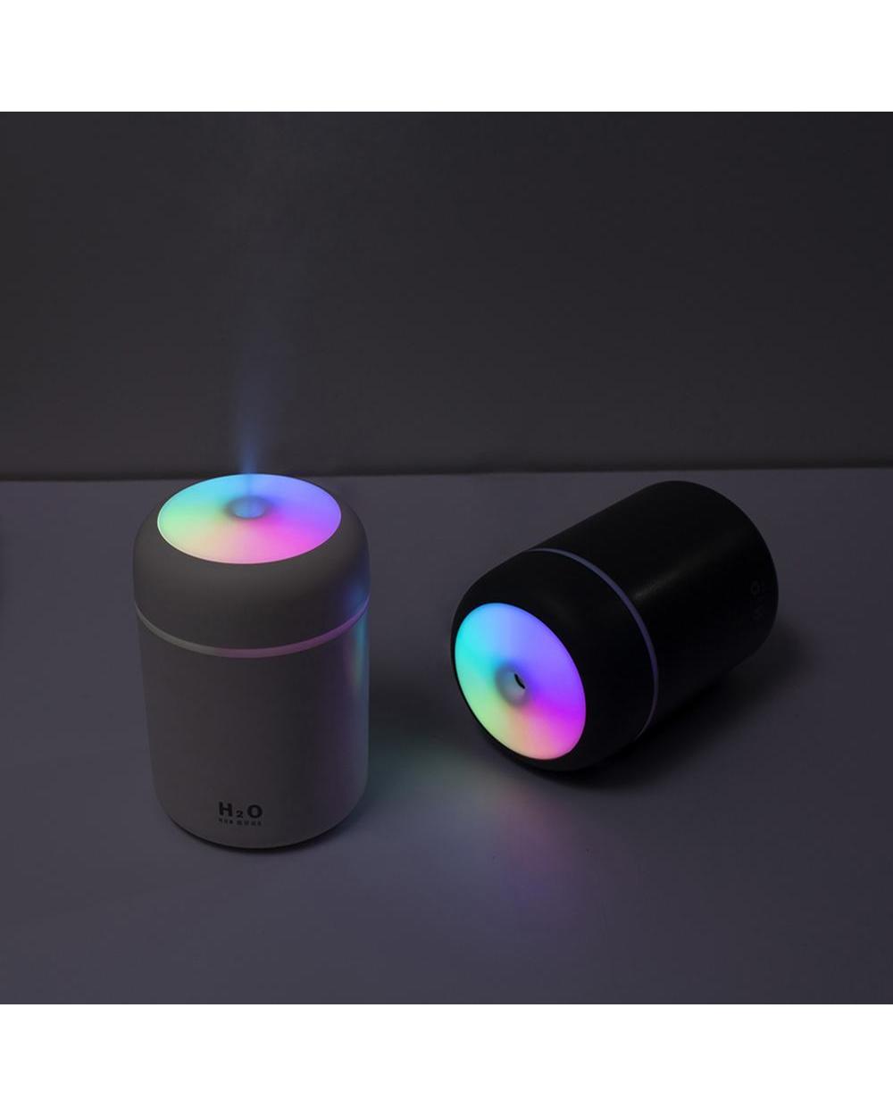 300Ml Usb Air Humidifier Mini Ultrasonic Humidifier Aroma Essential Oil Diffuser 7 Colors Night Light Purifier Home Mis front-4