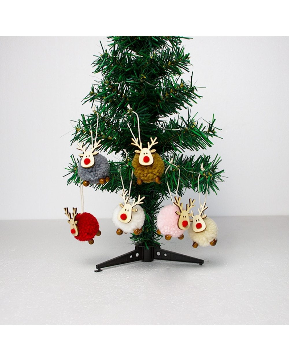 Cute Cloth Plush Deer Pendant Christmas Tree Decor Hanging Ornaments Christmas Decoration Xmas 2021 New Year Xmas Decor front-3