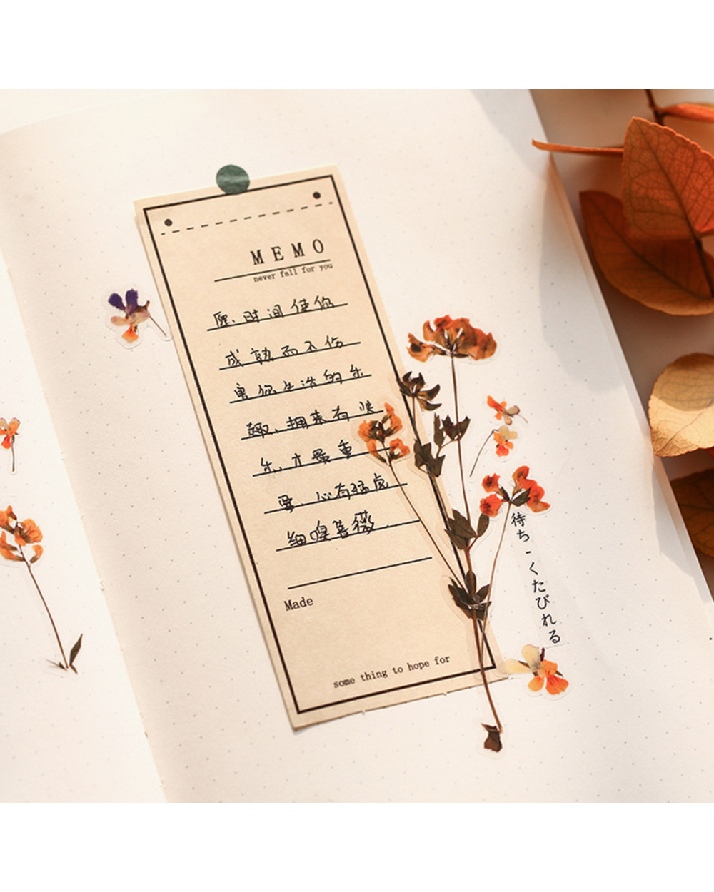 Vintage Flower Rose Pet Paper Sticker Decorative Diary Scrapbook Planner Sticker Kawaii Stationery School Suppplies Pap front-3
