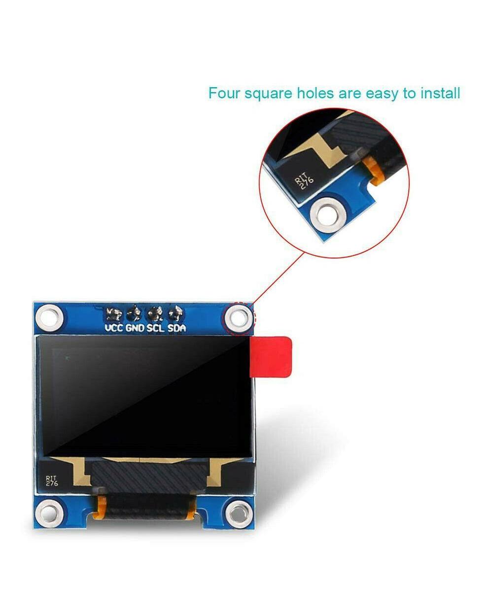 New 0.96/0.91Inch Oled Lcd Screen Board Iic I2c White Blue Oled Display Module 128X32 Ssd1306 Driver Ic Dc 3.3V 5V For front-1