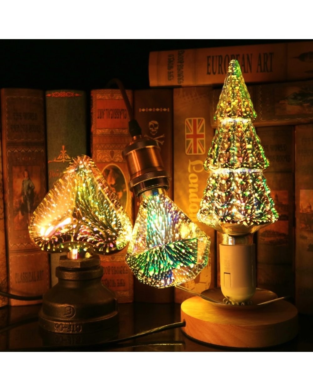 3D Decoration LED Bulb Christmas Tree front-4