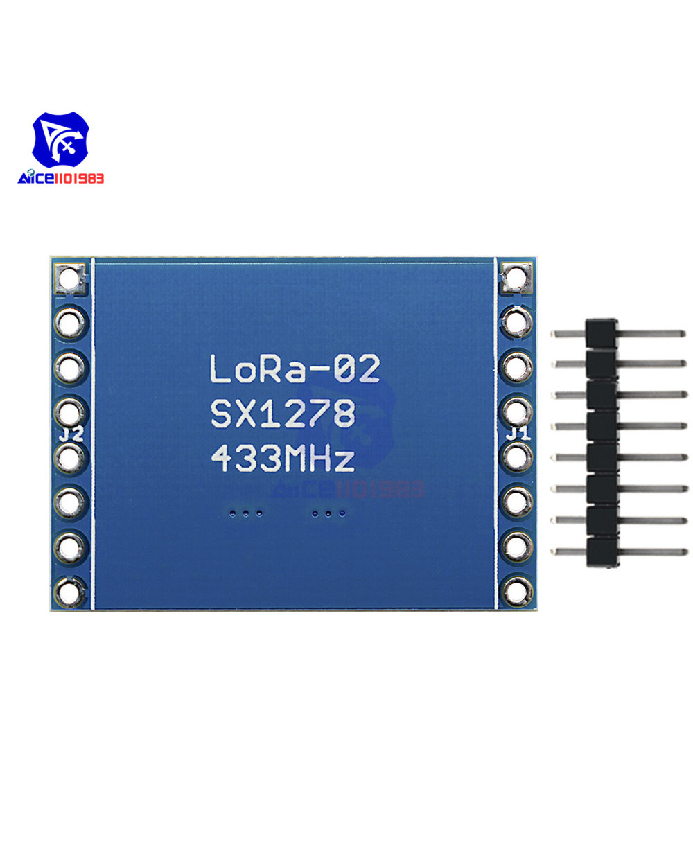 Diymore 433Mhz Sx1278 Lora Module 433M 10Km Ra-02 Wireless Spread Spectrum Transmission Board 2.4G Ipx Antenna For Sma front-1