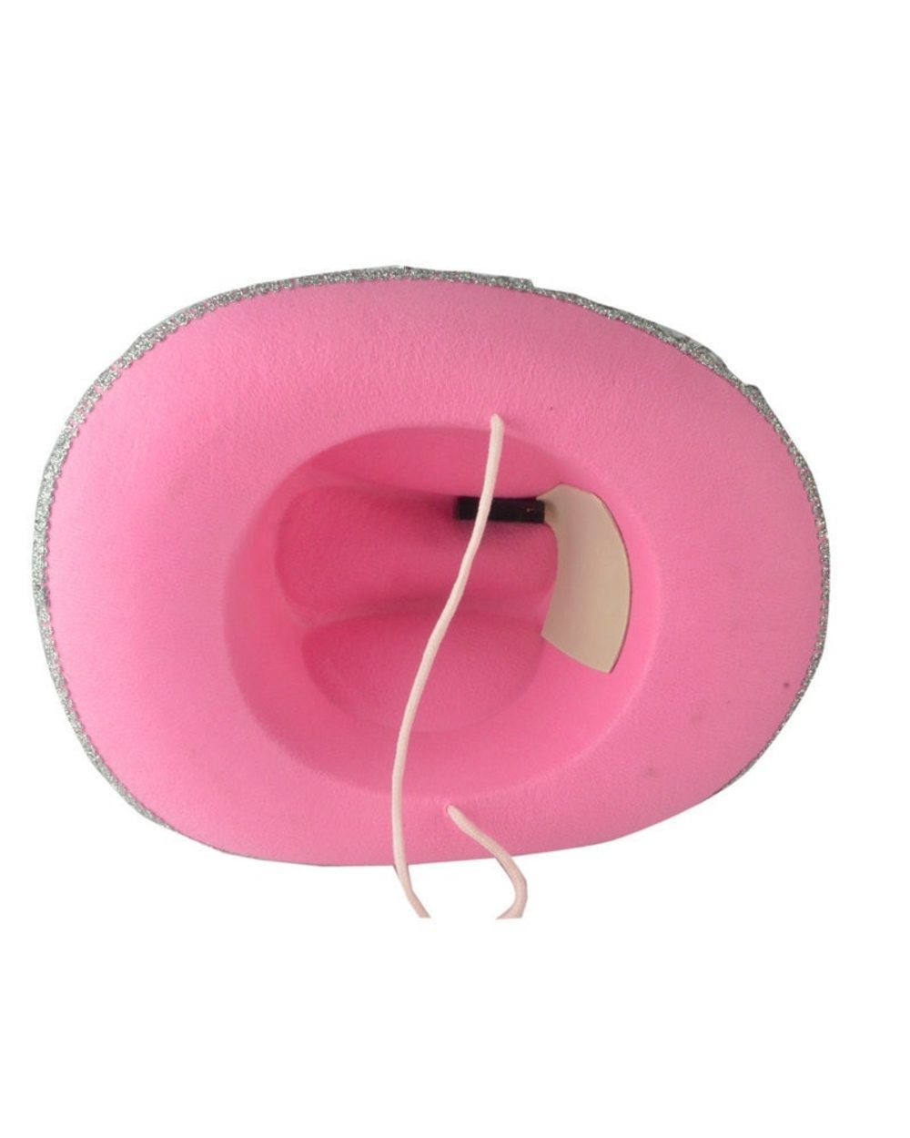 Western Cowboy Caps Pink Cowgirl Hat For Women Girl Tiara Cowgirl Hat Holiday Costume Party Hat Sequin Feather Edge Fed front-4
