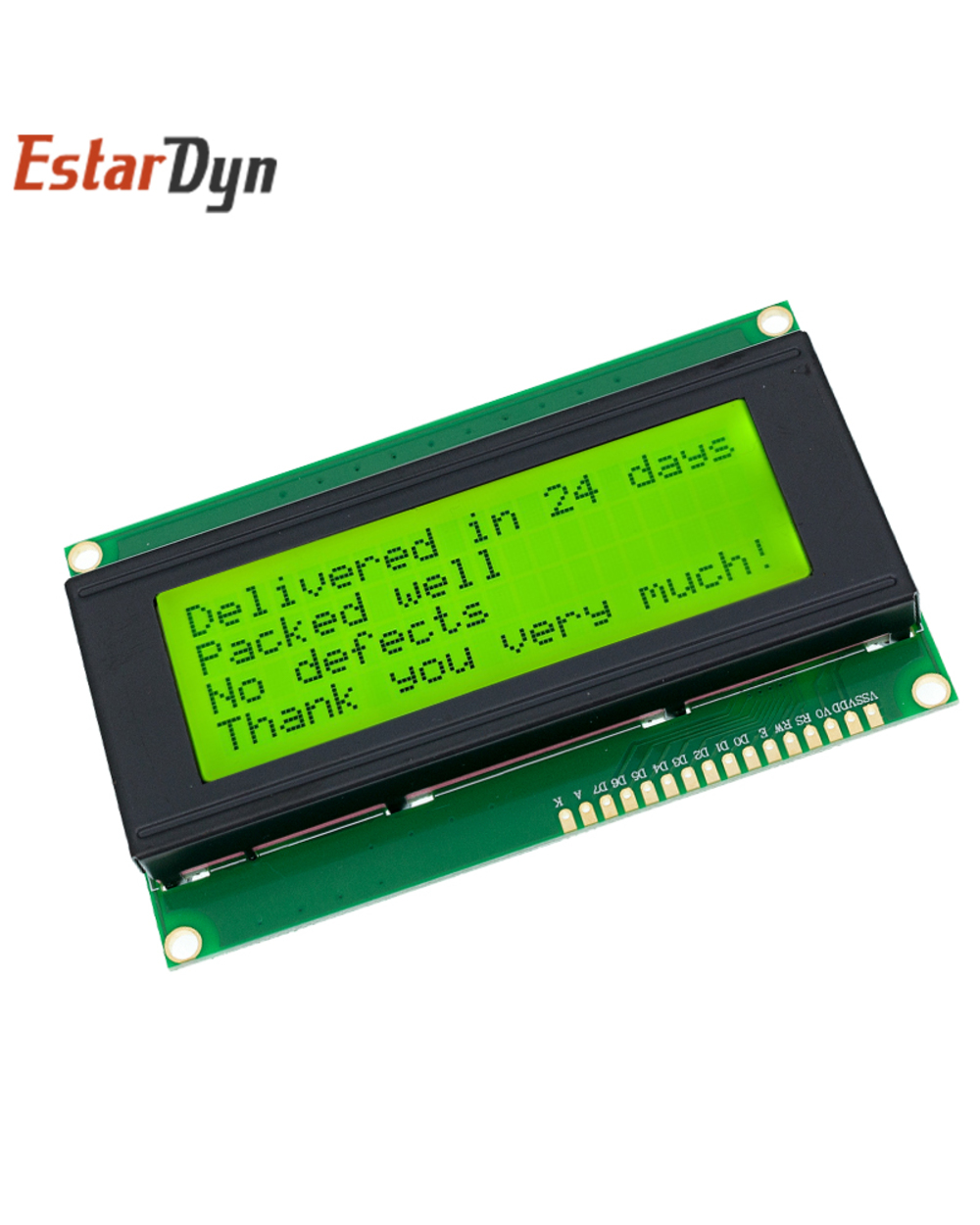 Lcd2004 Lcd Display Monitor 2004 20X4 5V Character Blue Backlight Screen Lcd2004 Led Blue/Yellow Green For Arduino Lc front-4