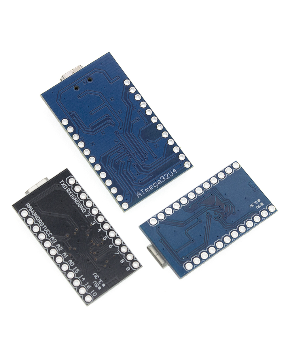 Tenstar Robot Pro Micro With The Bootloader Black/Blue Atmega32u4 5V/16Mhz Module Controller Mega32u4 Leonardo For Ard front-1