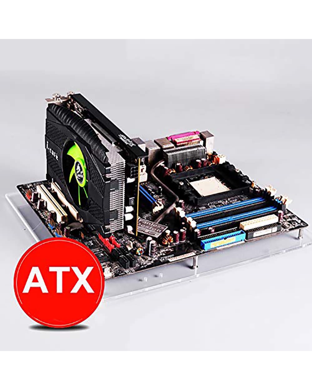Pc Open Frame Test Bench Chassis Mini Itx Matx Eatx Atx Motherboard Computer Case Diy Wall Stand Vesa Back Hanger Holder front-0