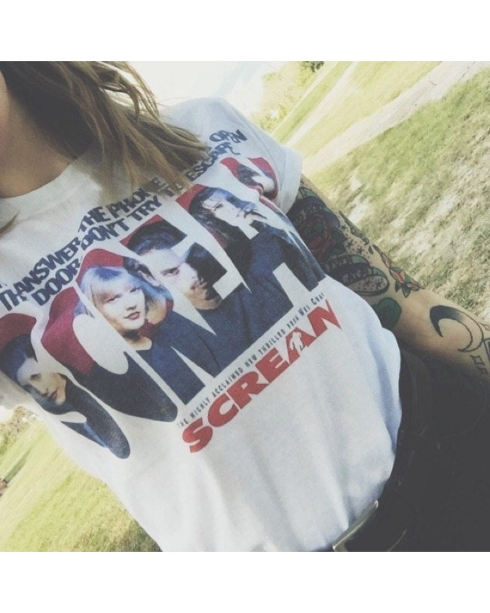 kuakuayu HJN Scream Fashion TeesDont Answer the Phonedont Open the Door Dont Try to Escape Women Tees Scream T-Shirt front-1
