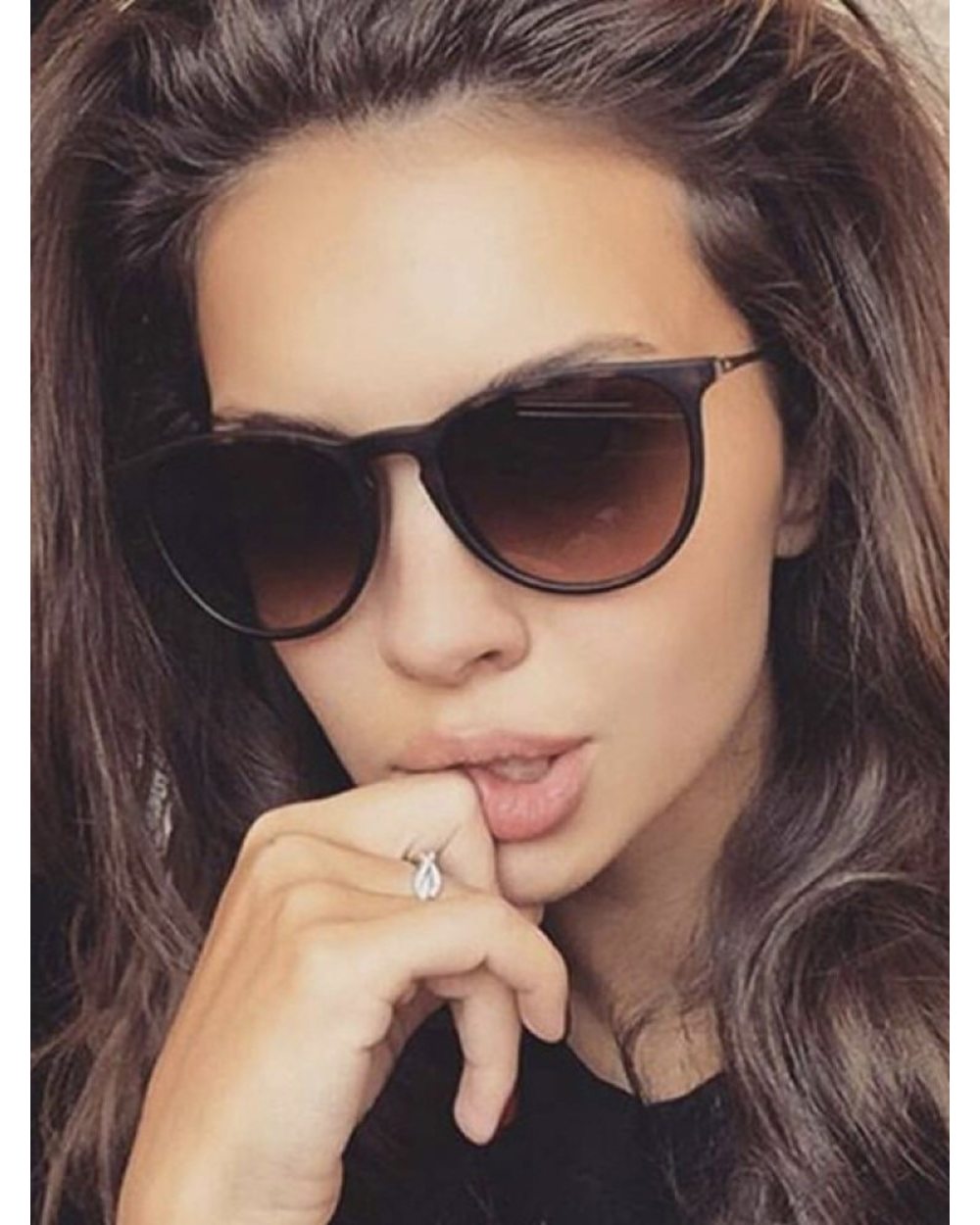 Brand Designer Round Cat Eye Sunglasses Men Retro Shades Male Sun Glasses Mirror Clear Vintage Fashion Driving Oculos D front-3