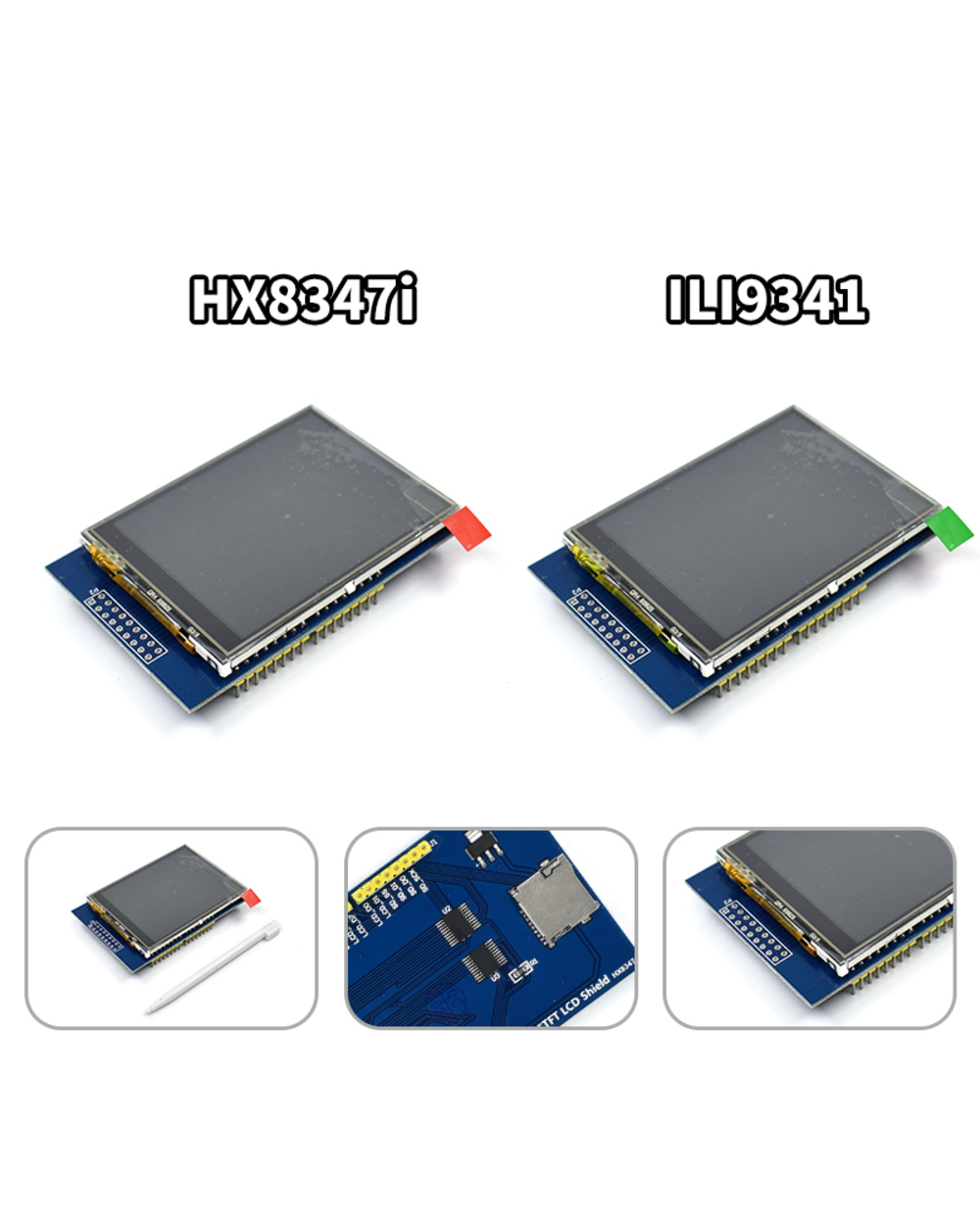 2.8 Inch 3.3V 300Ma Tft Lcd Shield Touch Display Module For Arduino Uno With Resistive Touch Panel Diy Kit front-0