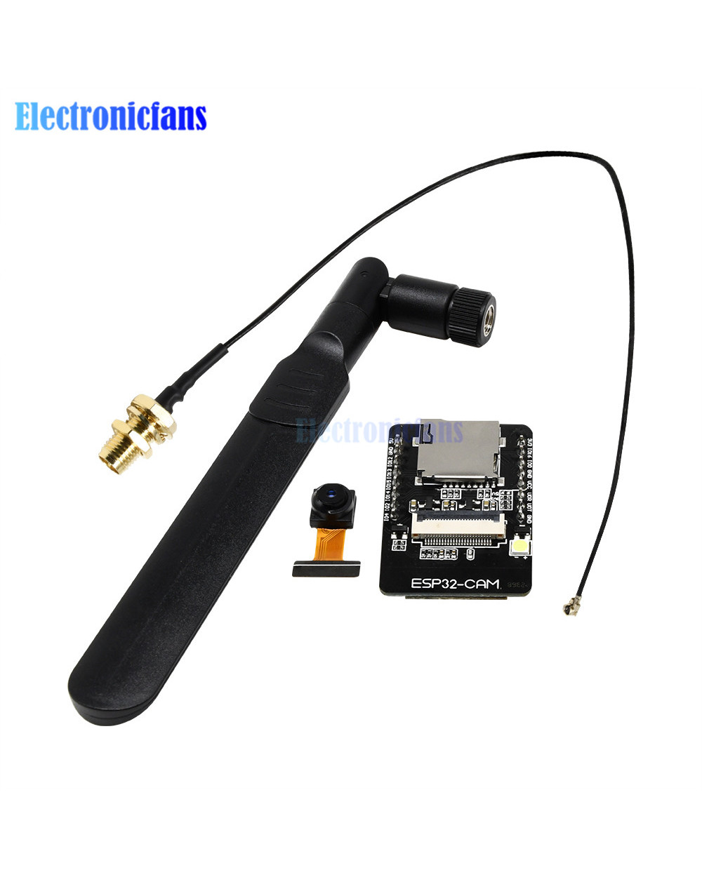 Esp32-Cam-Mb Micro Usb To Serial Port Ch340g Esp32-Cam Wifi Bluetooth Board Ov2640 Camera Module With Antenna Ipex Cable front-5