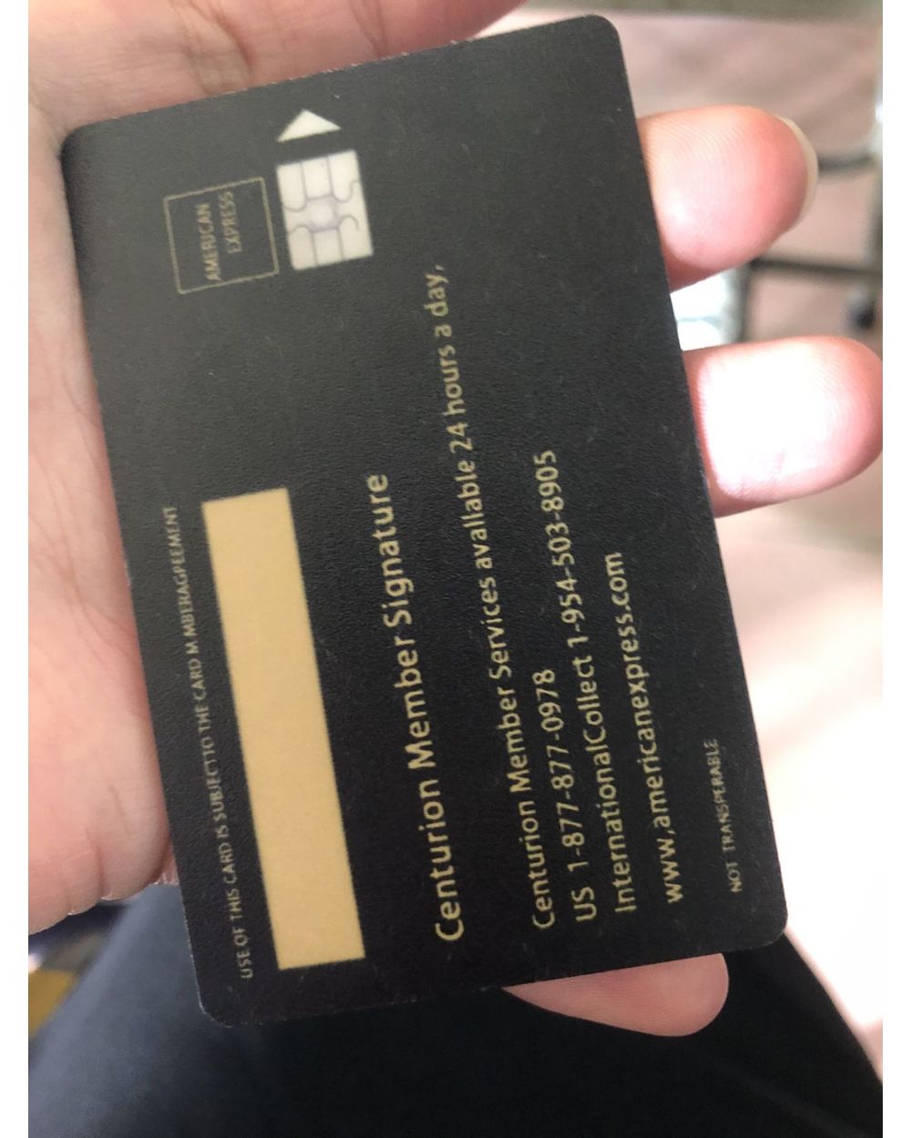 Custom Centurion Black Card Sticker Universal Black Card Express Black Card Sticker Decorative Props front-5