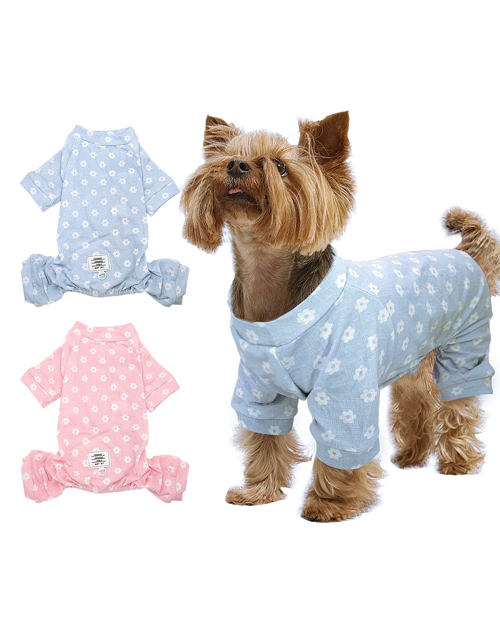 Dog Clothes Pug French Bulldog Small Dog Cat Clothes Chihuahua Yorkshire Pet Pajamas Jumpsuit for Small Dogs Cats Puppy front-0