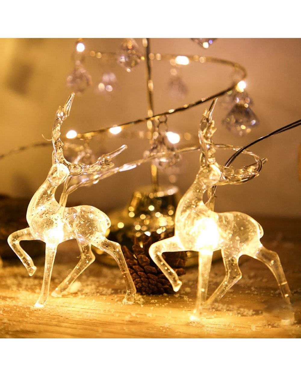 LED Deer Light String Christmas Elk shaped Ornaments front-1