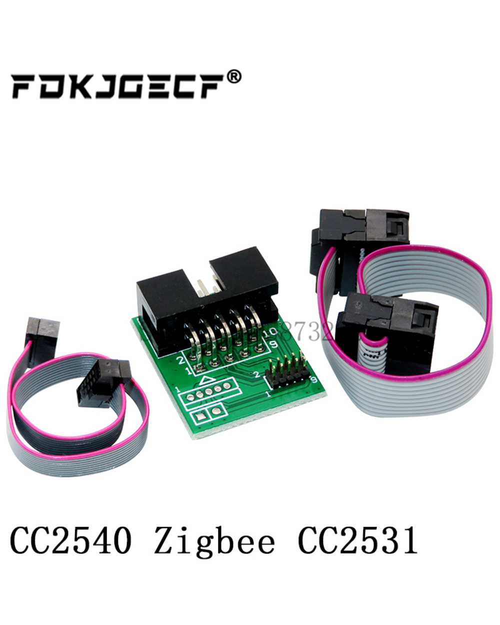 Zigbee Emulator Cc-Debugger Usb Programmer Cc2540 Cc2531 Sniffer With Black Shell Bluetooth Module Connector Downloader front-1