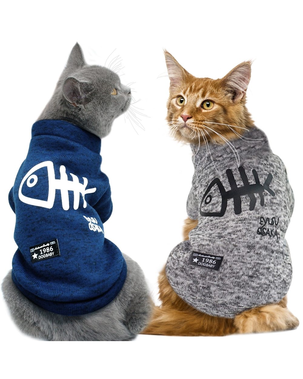 Cute Cat Clothing Winter Pet Puppy Dog Clothes Hoodies For Small Medium Dogs Cats Kitten Kitty Outfits Cat Coats Costume front-0