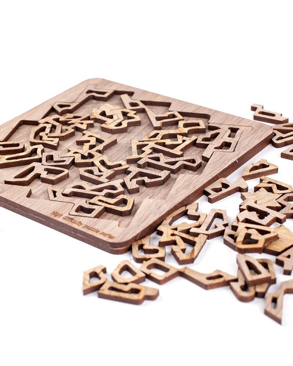 Impossible Puzzle Wooden Toys Board Games Toy for Adults 18 Ten Levels of Difficulty Impossible Puzzle Games front-1