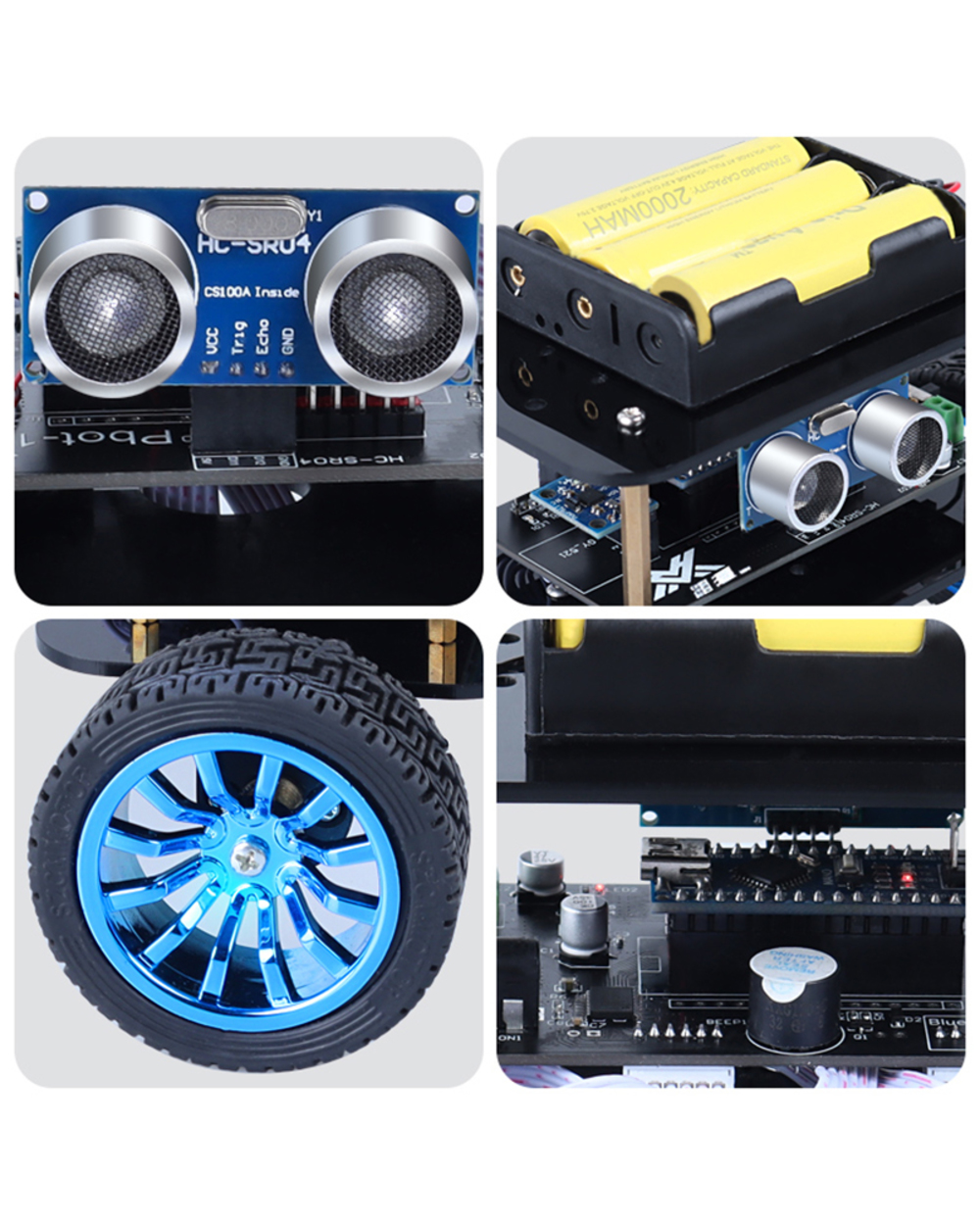Zhiyitech 2Wd Self-Balancing Smart Balance Robot Car Kit For Arduino Building Programming Educational Project Diy Elect front-3