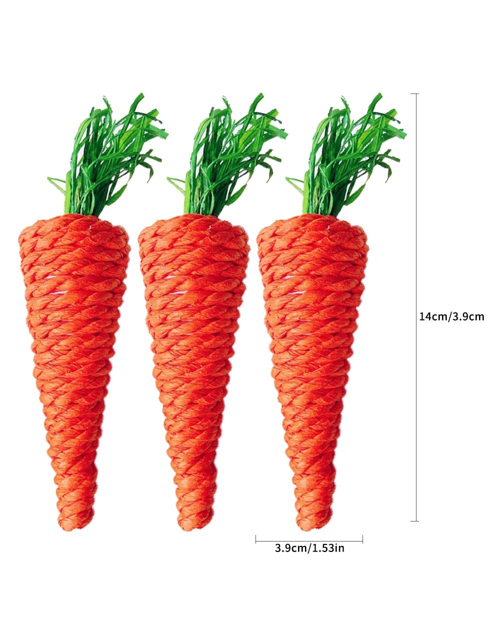 3Pcs/Set Hamster Rabbit Chew Toy Bite Grind Teeth Toys Corn Woven Balls For Tooth Cleaning Molar Small Animal Accessorie front-3