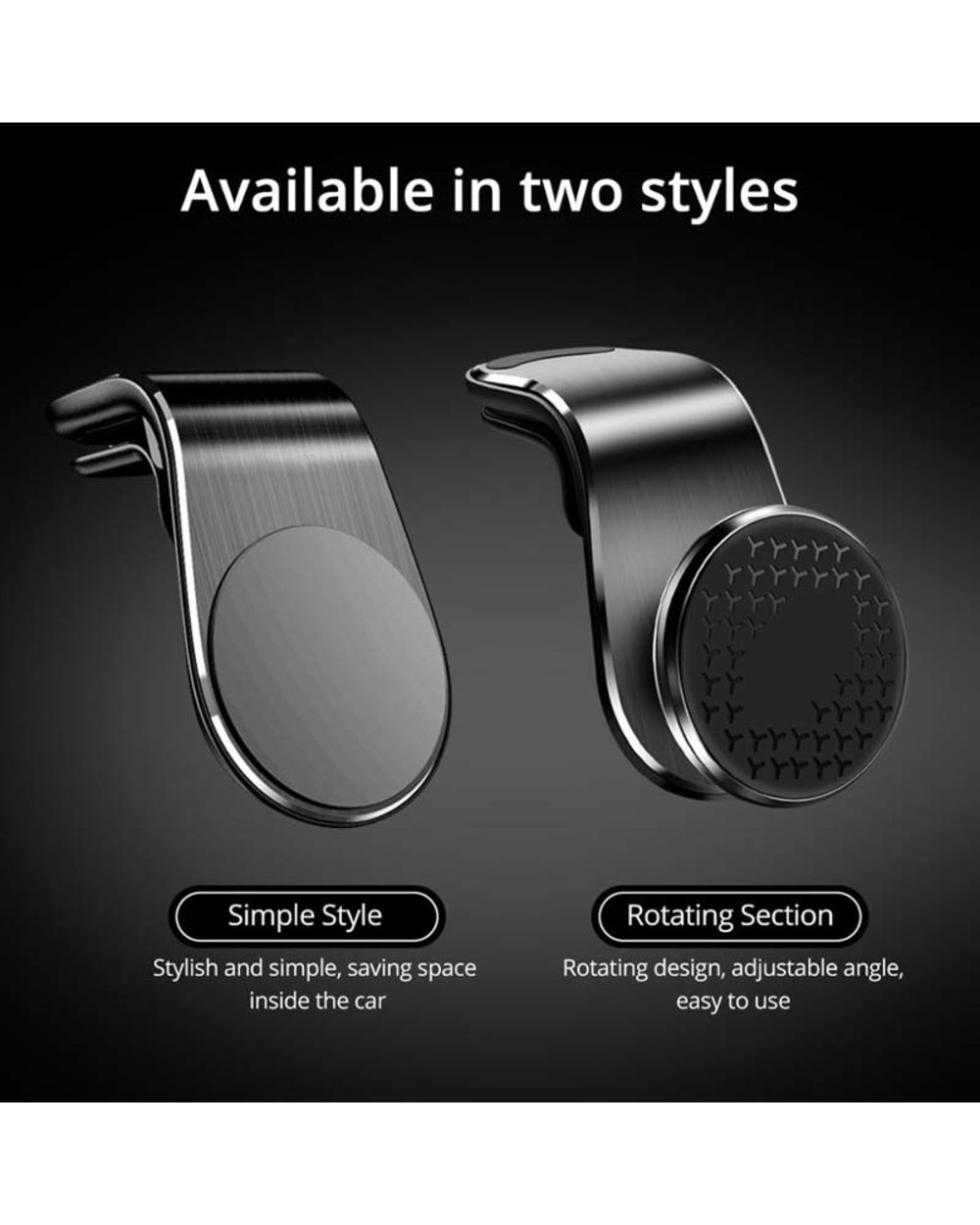 Oppselve 360 Magnetic Universal Car Phone Holder Air Vent Magnet Mount E Phone Stand For 13 Hei P40 P50 front-4