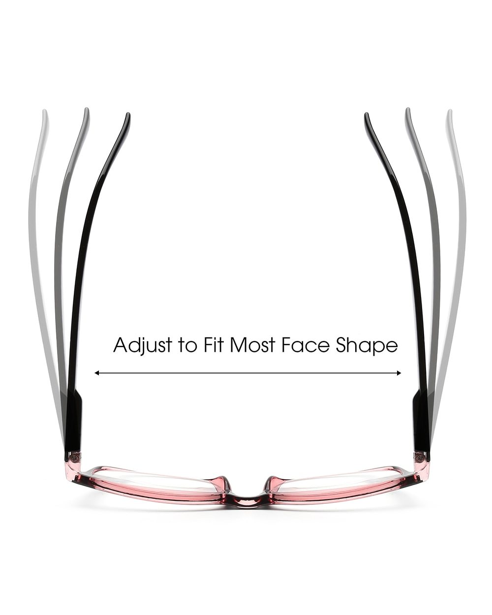 Jm Spring Hinge Vintage Square Reading Glasses Women Men Magnifier Presbyopic Diopter front-1