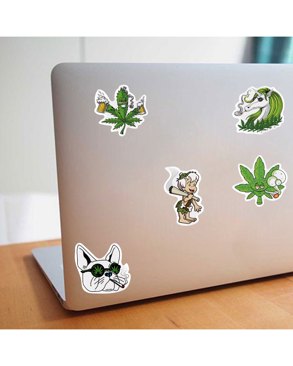 10/30/50PCS Funny Characters Leaves Weed Smoking Graffiti Stickers Bike Travel Luggage Guitar Laptop PVC Waterproof front-3