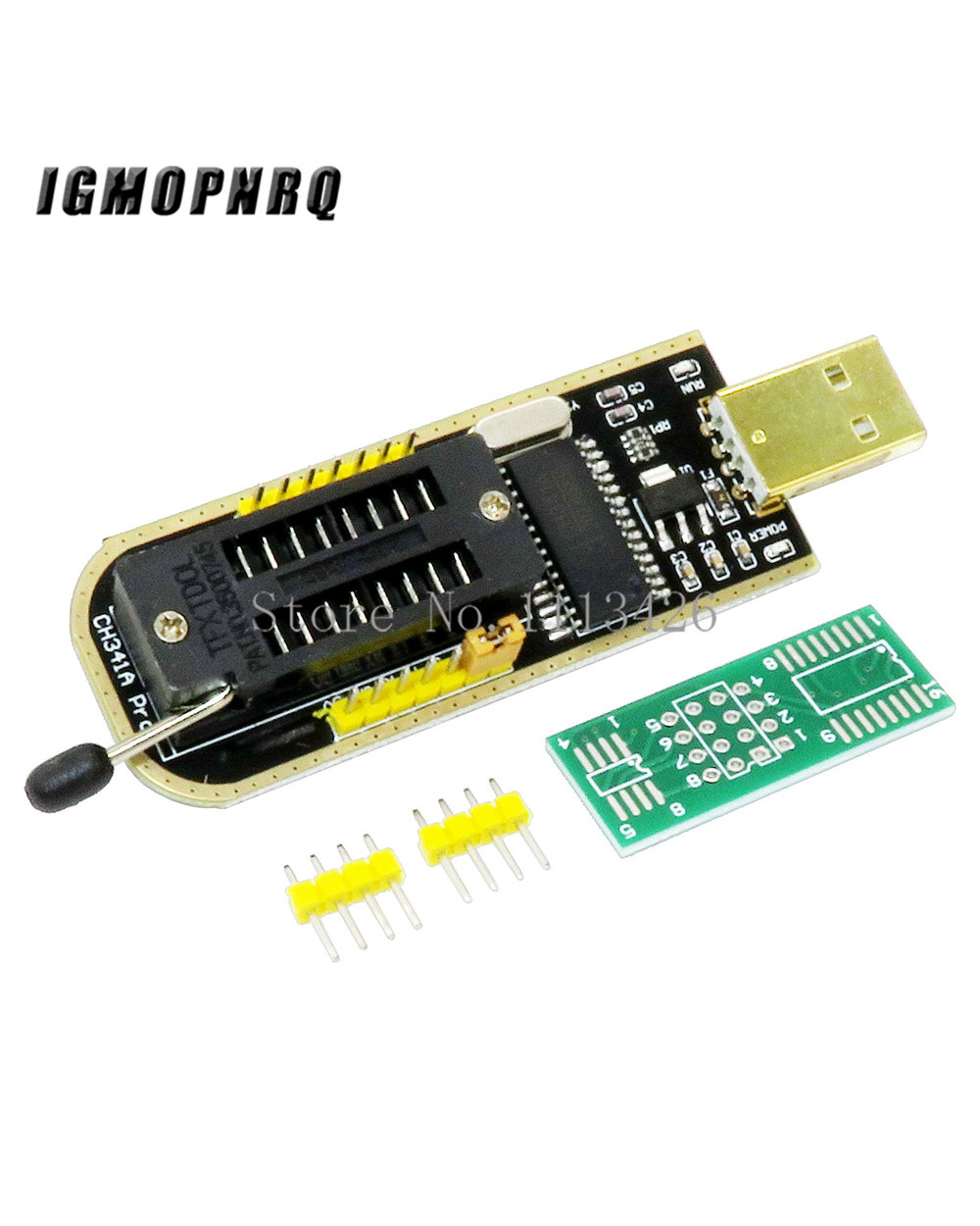 Ch341a 24 25 Series Eeprom Flash Bios Usb Programmer Module Sop16 Soic16 Test Clip For 25 Series Rt809f Tl866cs Tl866a front-4