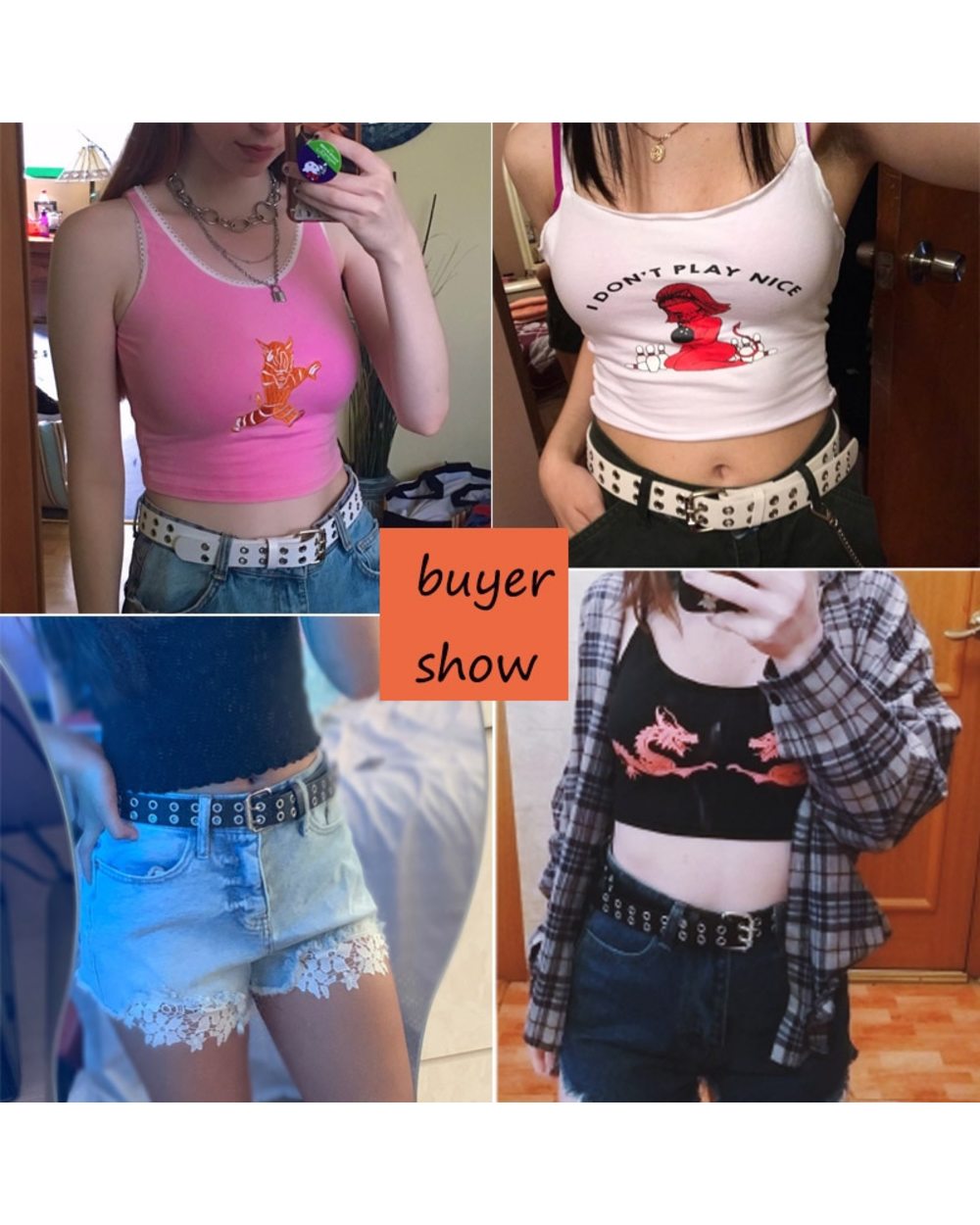 Fashion Children Kids Solid Color Belt Unisex Hollow Out Small Holes Belts Boys Girls Faux Leather Pants Belt Adjusta front-5