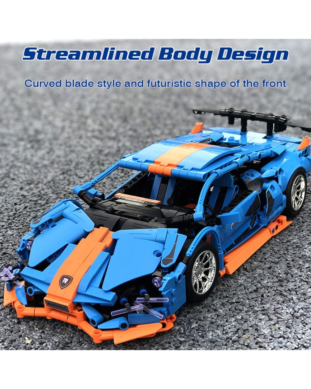 Famous Racing Car Series Building Blocks Model Bricks Childrens Assembly Diy Toys Birthday Gifts for Boyfriend front-4