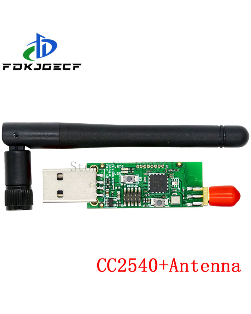 Zigbee Emulator Cc-Debugger Usb Programmer Cc2540 Cc2531 Sniffer With Antenna Bluetooth Module Connector Downloader Cab front-4