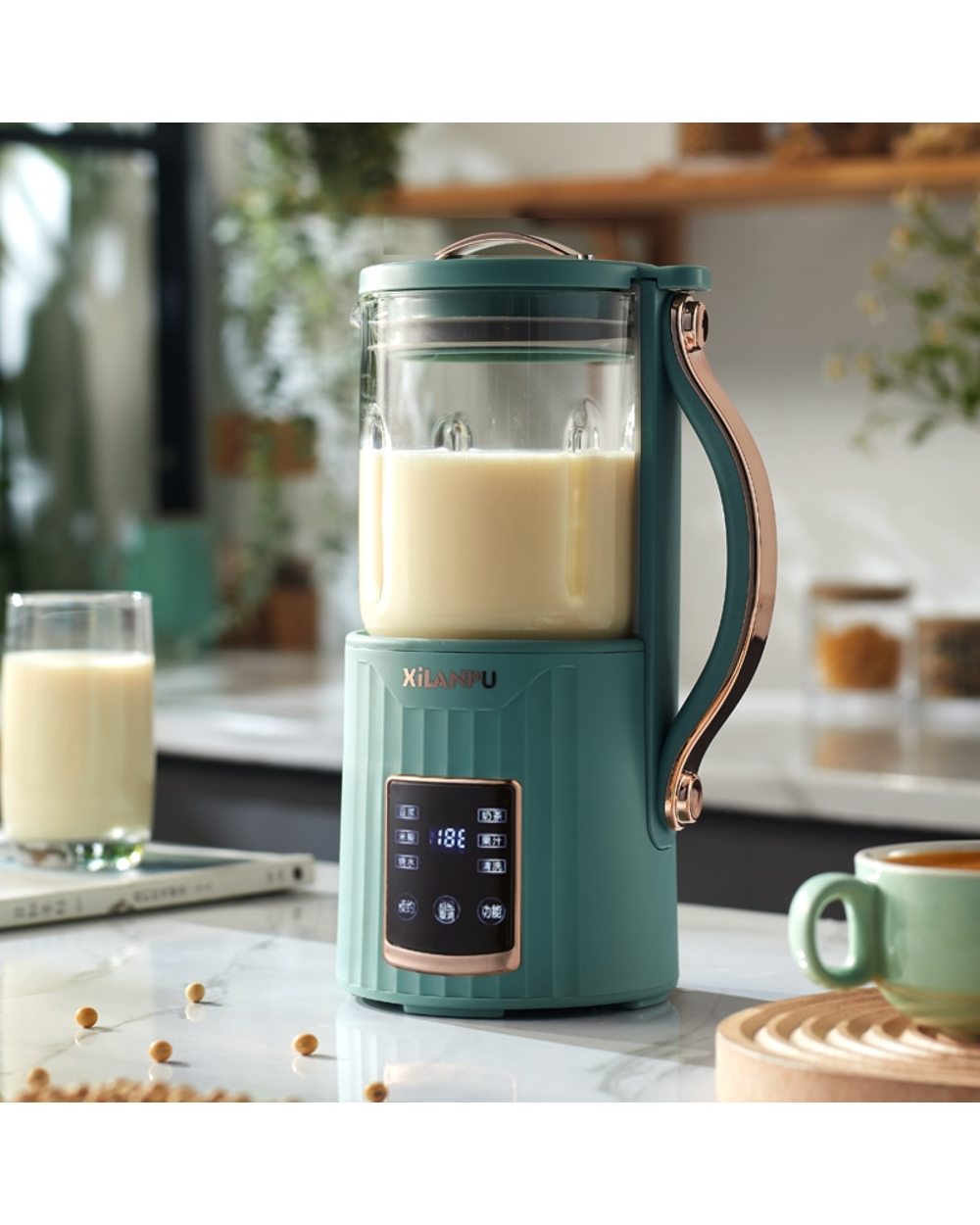 800Ml Soybean Milk Machine Electric Juicer Portable Blender Wall Breaking Machine Automatic Heating Cooking Soy Milk Ma front-1