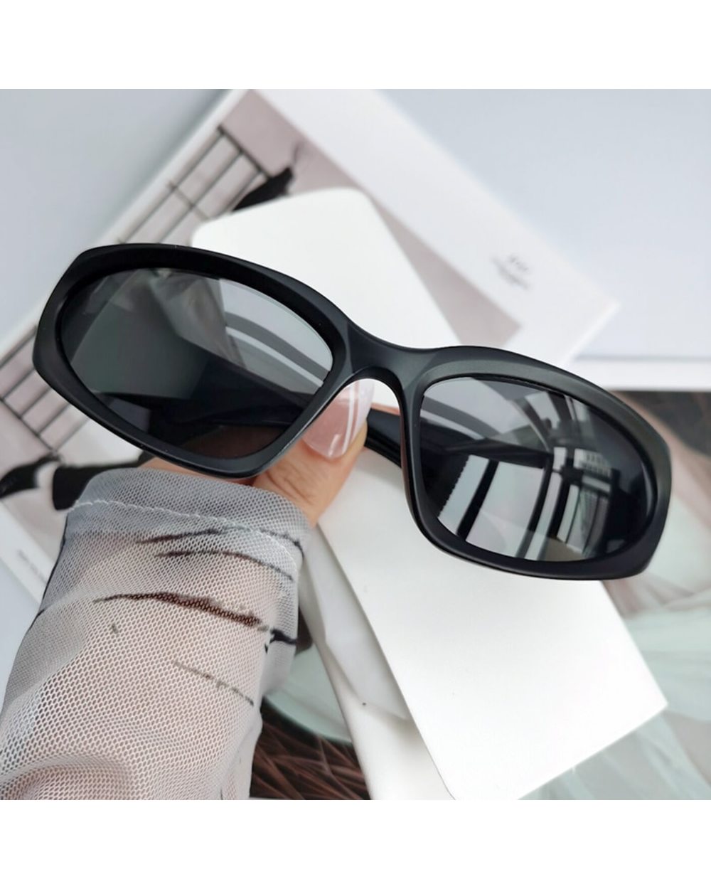 2022 Sunglasses Women Men Brand Design Mirror Sport Luxury Vintage Unisex Sun Glasses Men Driver Rideing Eyeglasses Sh front-3
