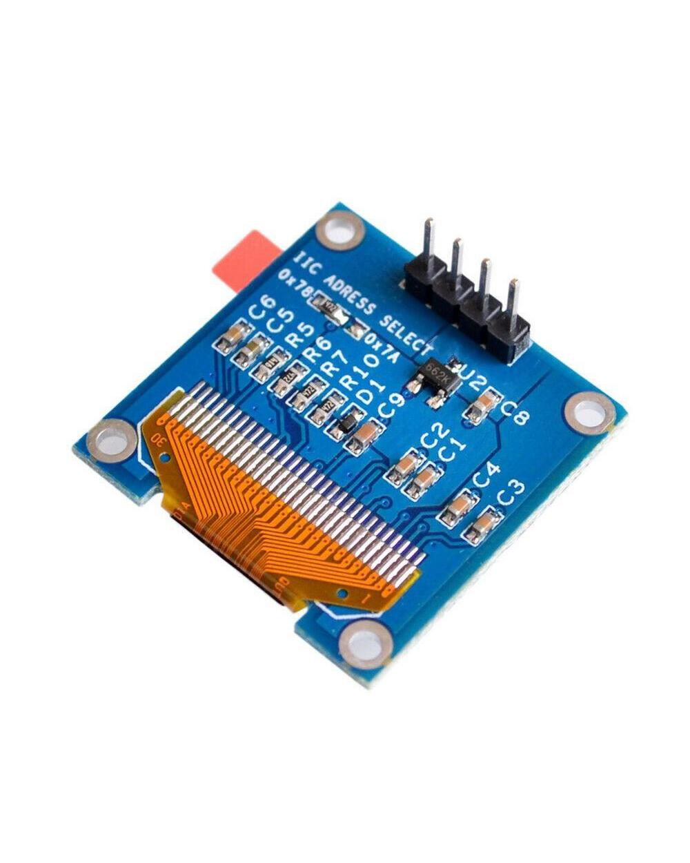 New 0.96/0.91Inch Oled Lcd Screen Board Iic I2c White Blue Oled Display Module 128X32 Ssd1306 Driver Ic Dc 3.3V 5V For front-2
