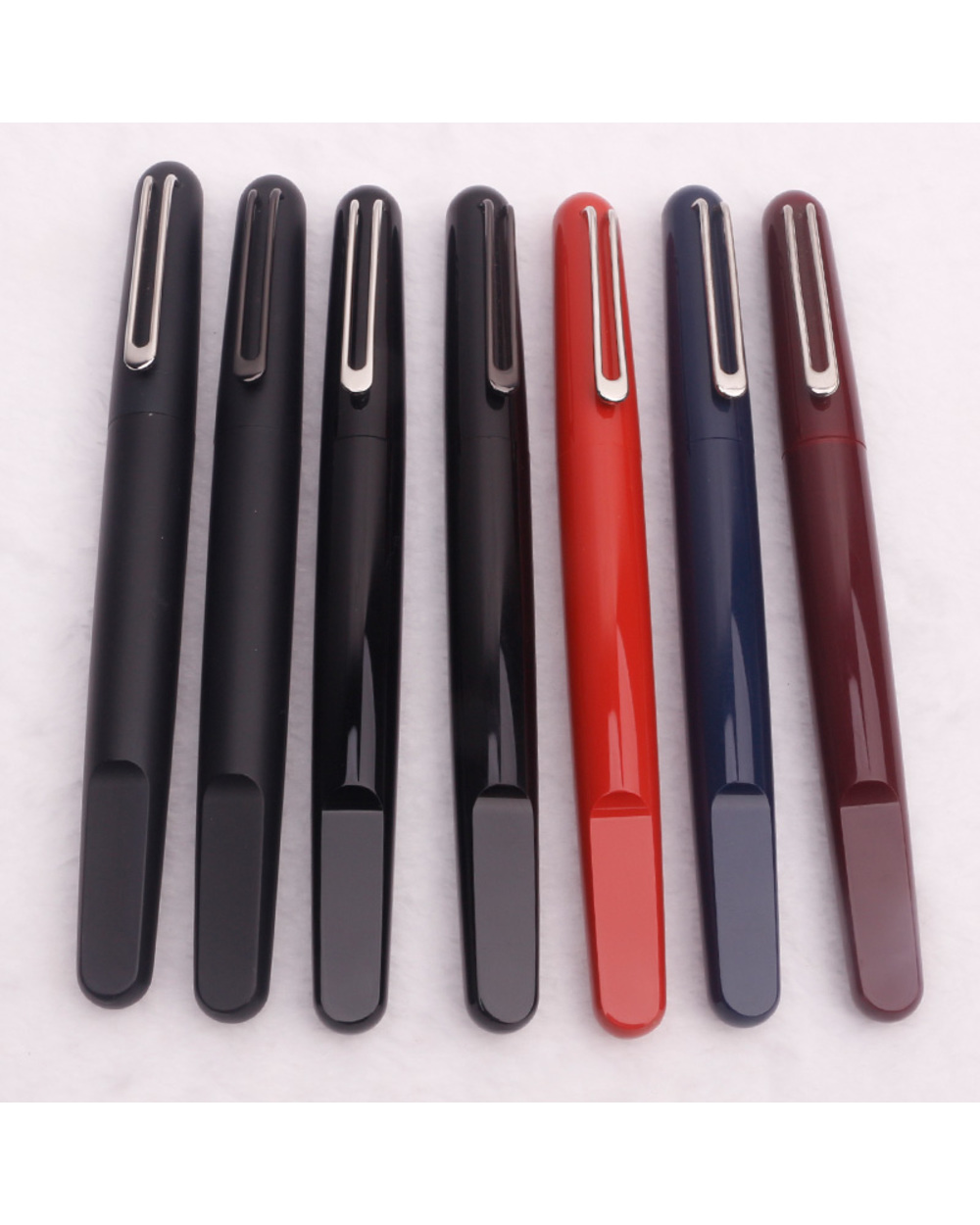 Mb Black Resin Monte M Roller Ball Pen Luxury Ballpen Capless Gel Pens High End Blance Fountain Pens Stationery front-0