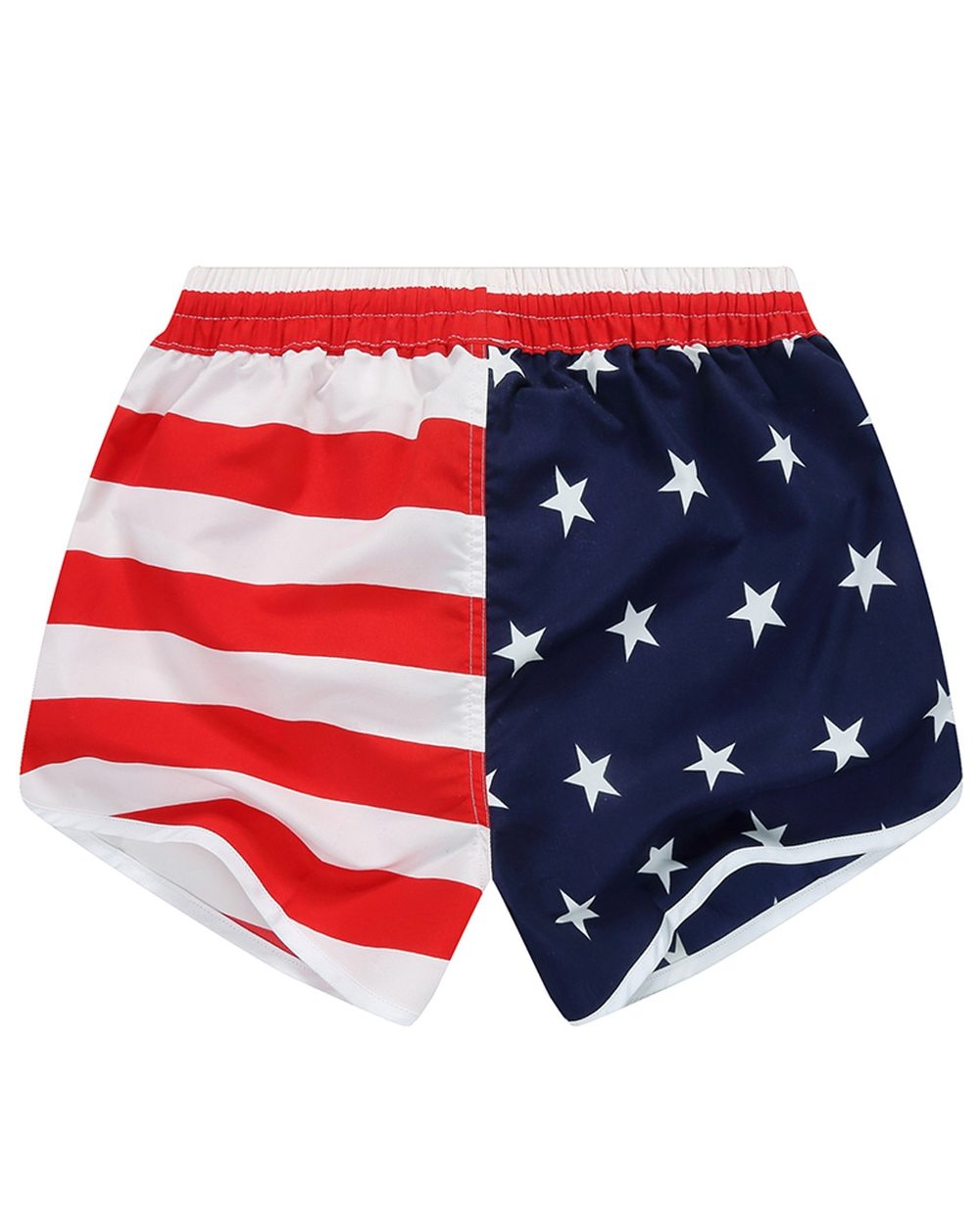 American Flag Yoga Pants Women Casual Shorts front-1