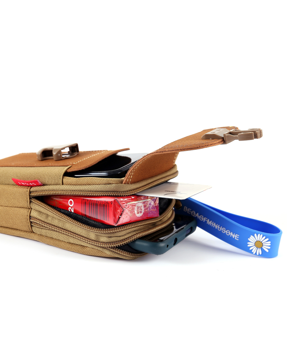 Men Fashion Waist Bag Casual E Phone Purse Pocket Outdoor Sports Tactical Pouch Belt Waist Pack Fanny Bag Running Pouch front-4