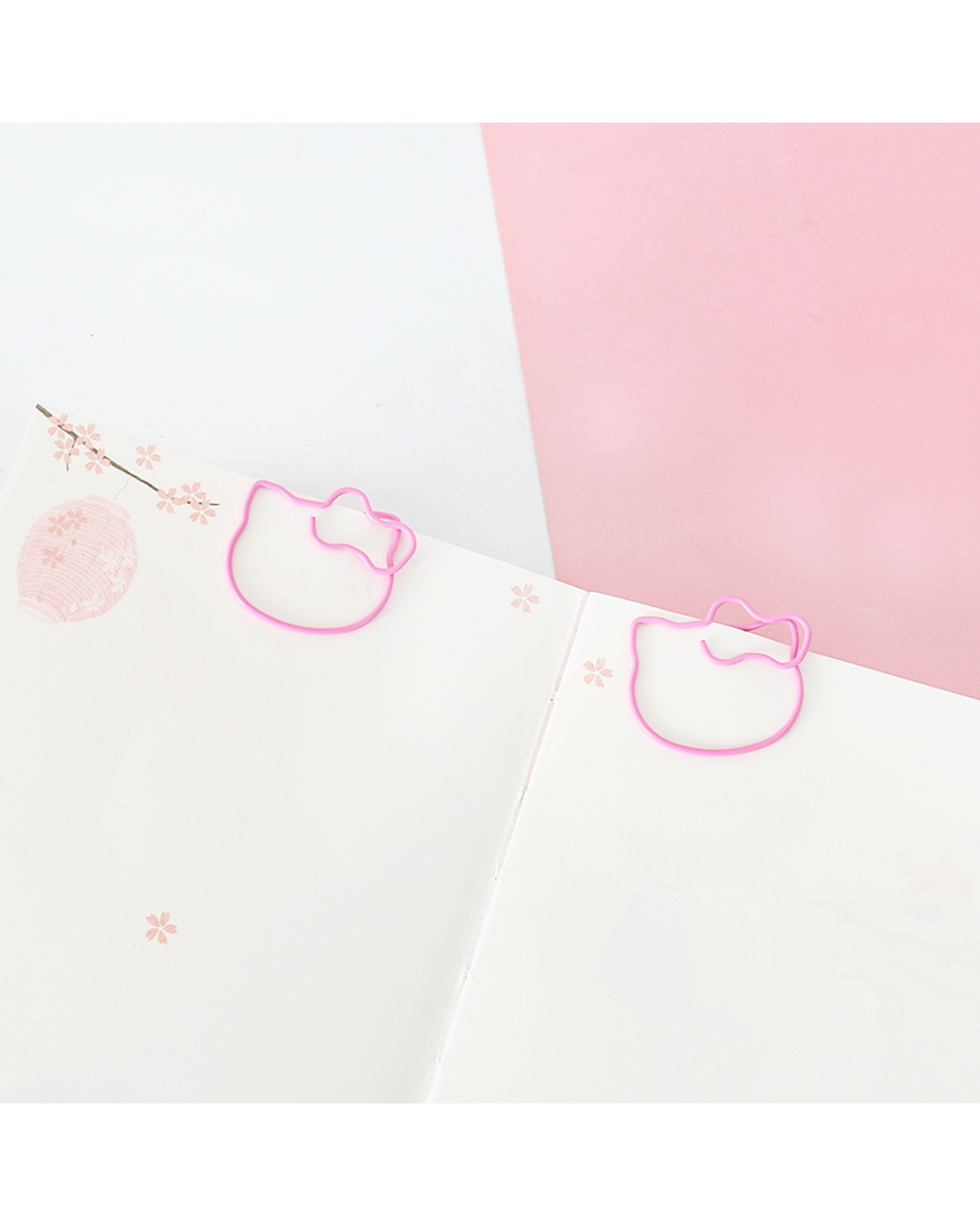 Tutu 10Pcs/Pack Cat Paper Clips Bookmark Planner Memo Clips For Book Stationery School Office Supplies Stationery H0475 front-2
