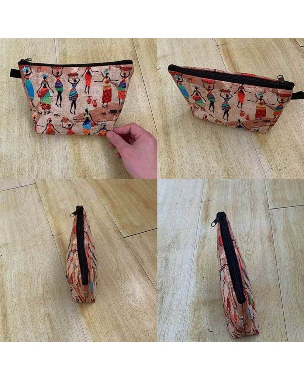 Cute Dachshund Travel Cosmetic Pouch front-5